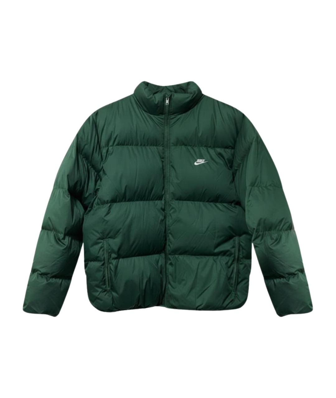 NIKE Зеленая полиэстеровая куртка, фото 1