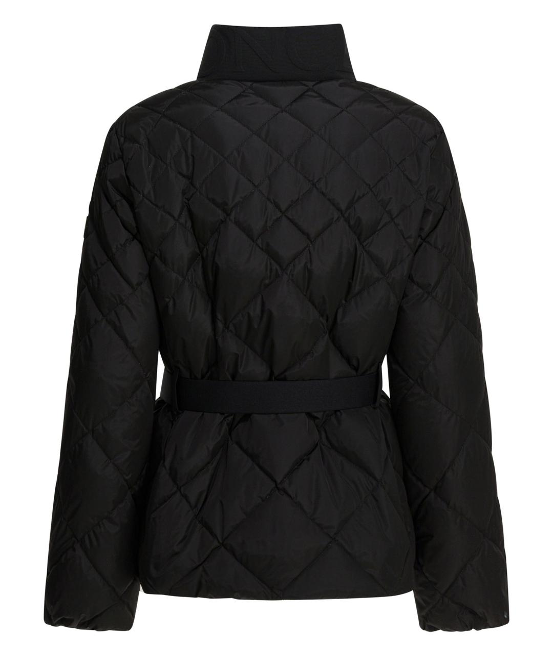 MONCLER Черный полиамидовый пуховик, фото 2