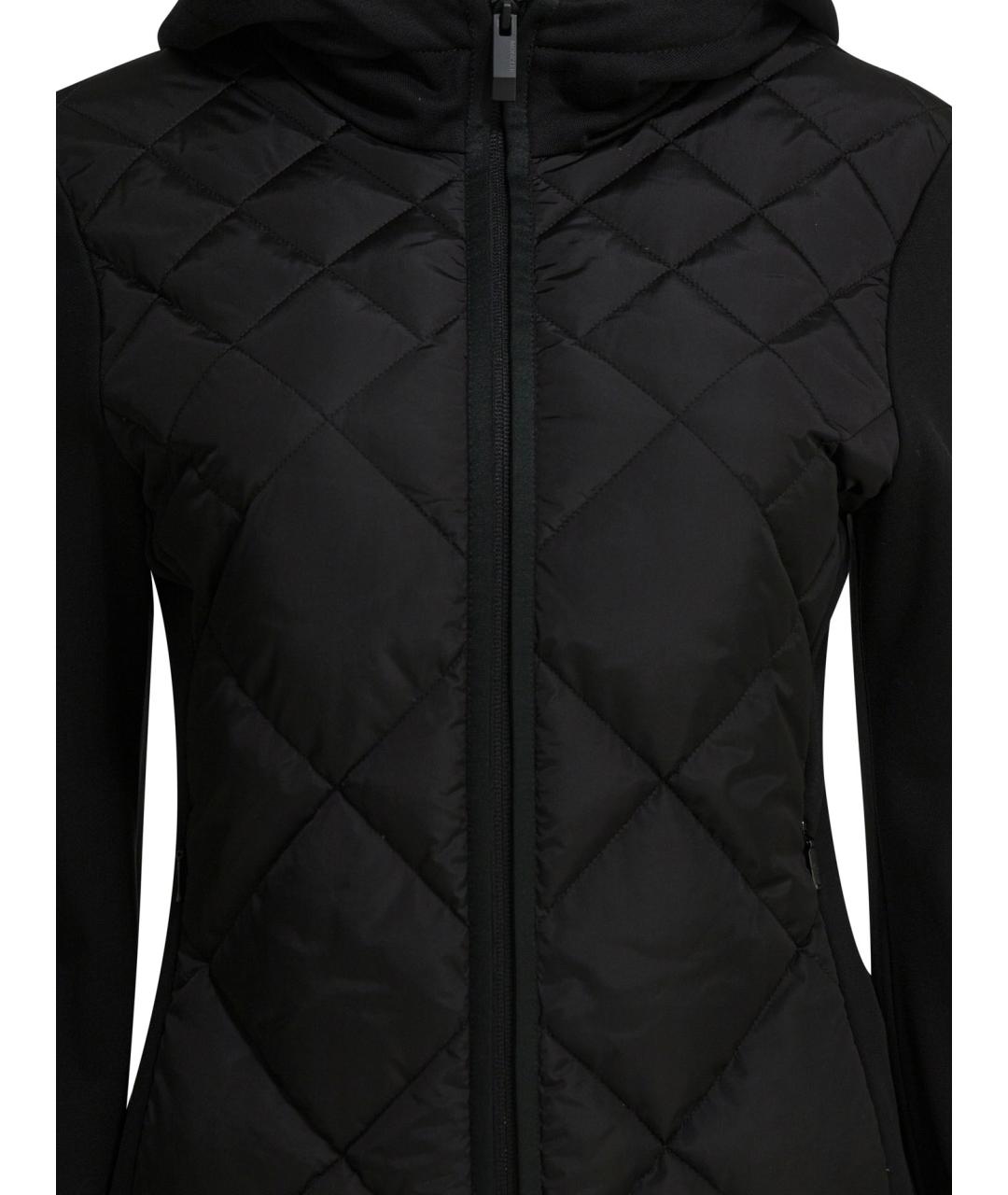 MONCLER Черная полиамидовая куртка, фото 3