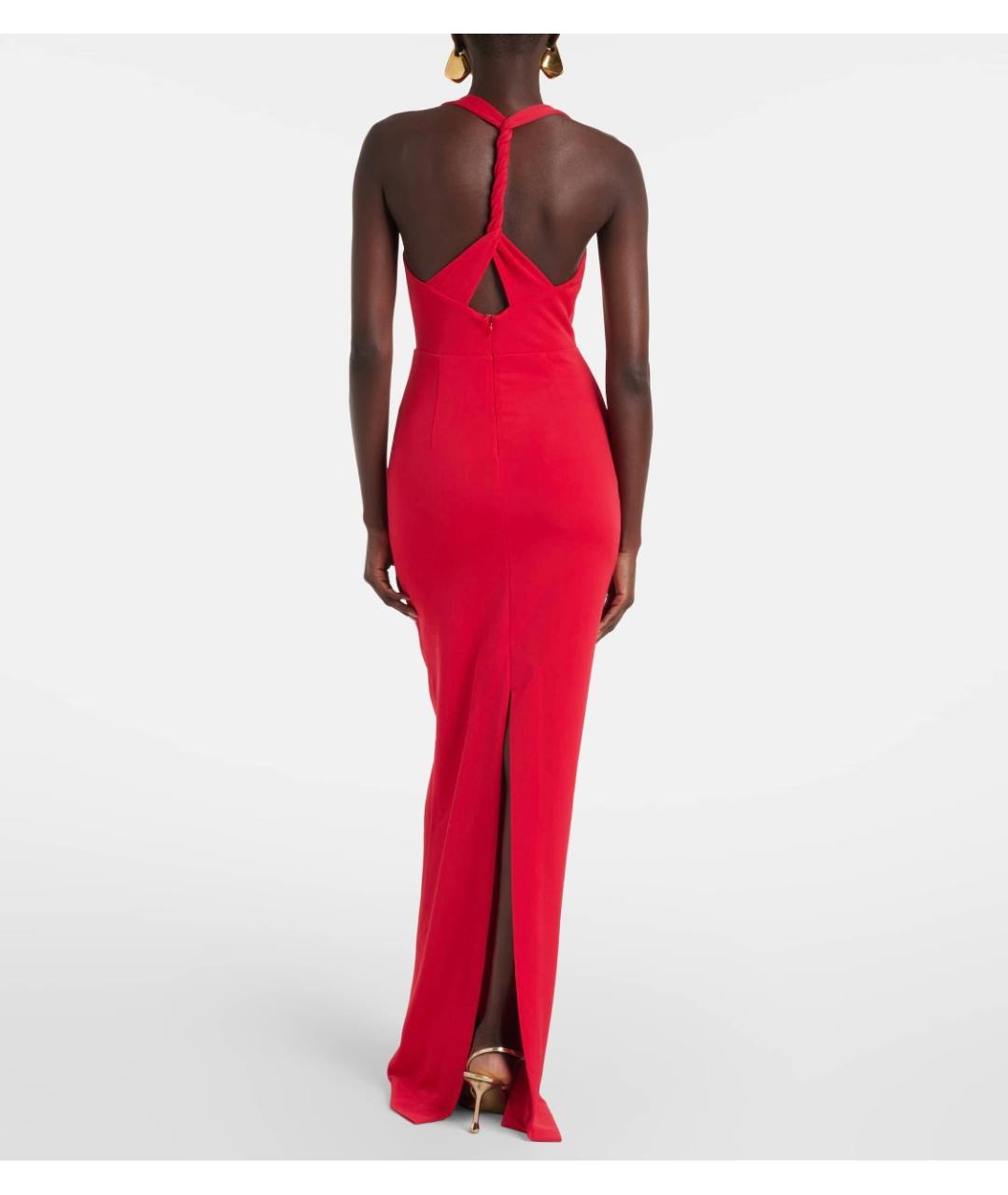 REBECCA VALLANCE Красное полиэстеровое вечернее платье, фото 3