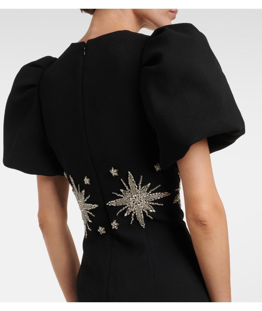 REBECCA VALLANCE Черное полиэстеровое платье, фото 7