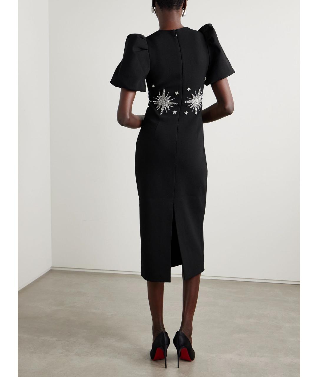 REBECCA VALLANCE Черное полиэстеровое платье, фото 3