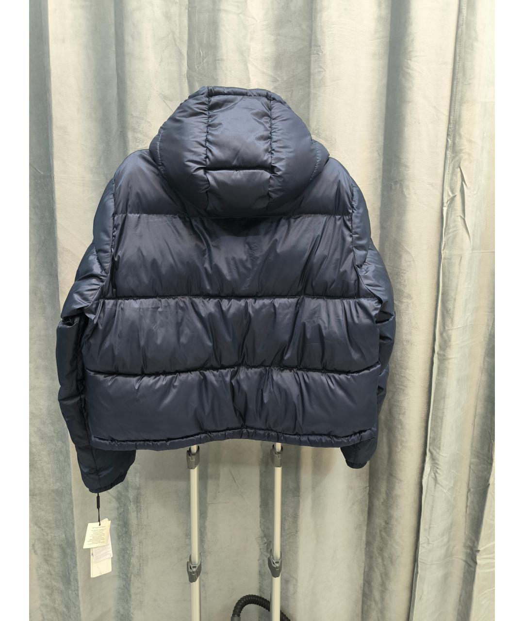CALVIN KLEIN Темно-синий полиамидовый пуховик, фото 2