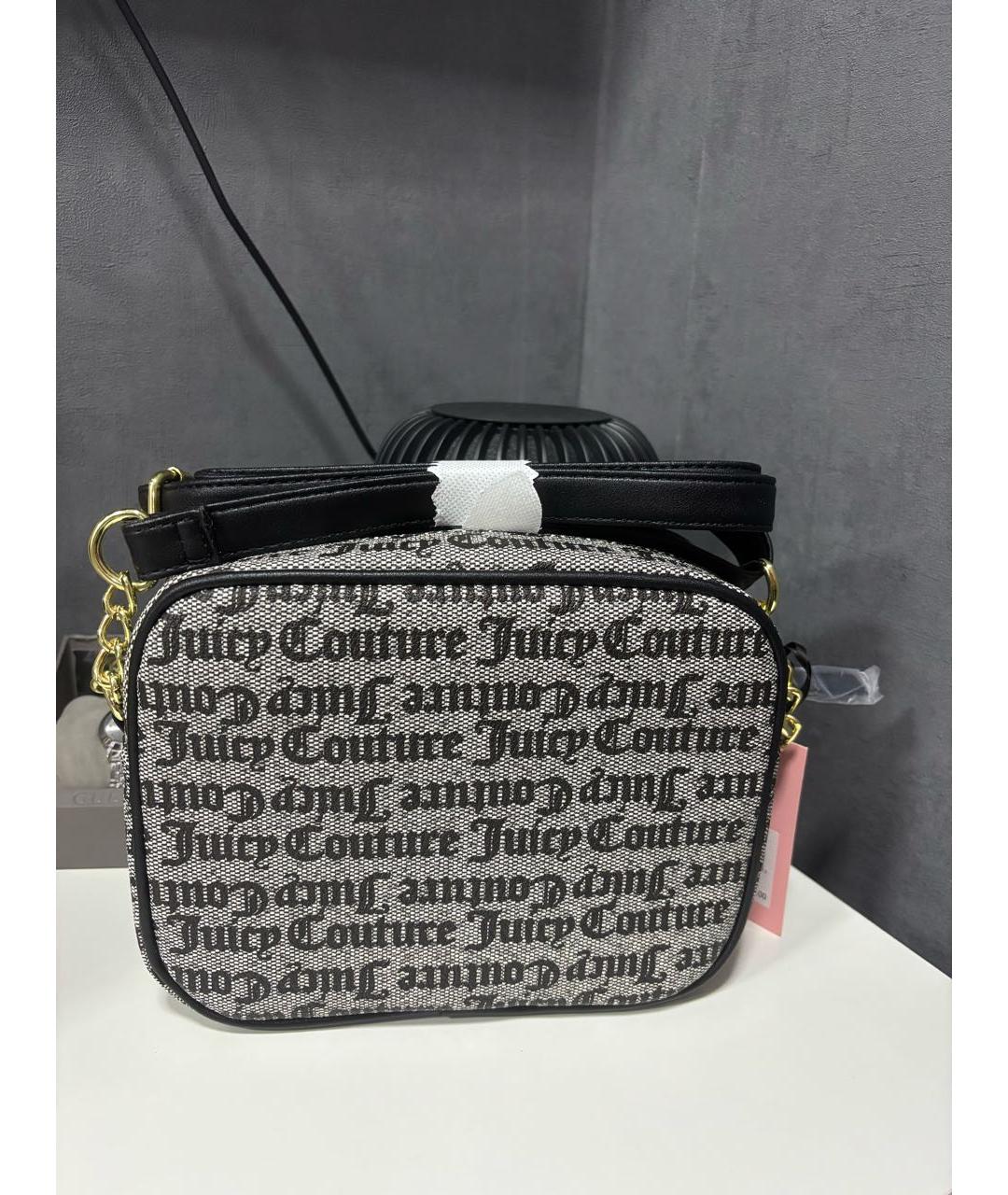 JUICY COUTURE Серая тканевая сумка через плечо, фото 2