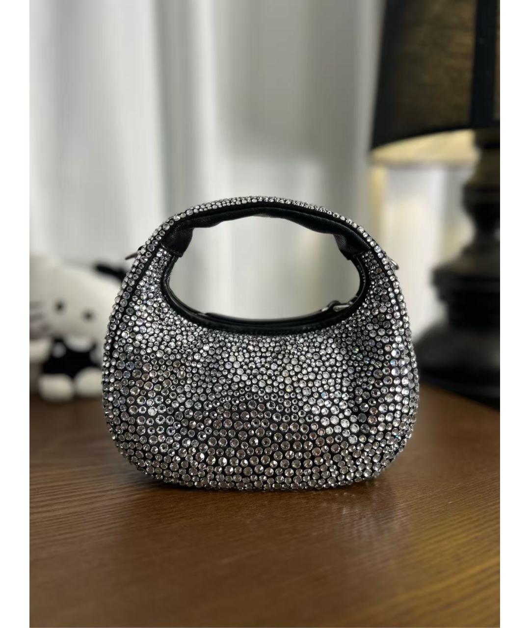 MIU MIU Серебряная сумка с короткими ручками, фото 3