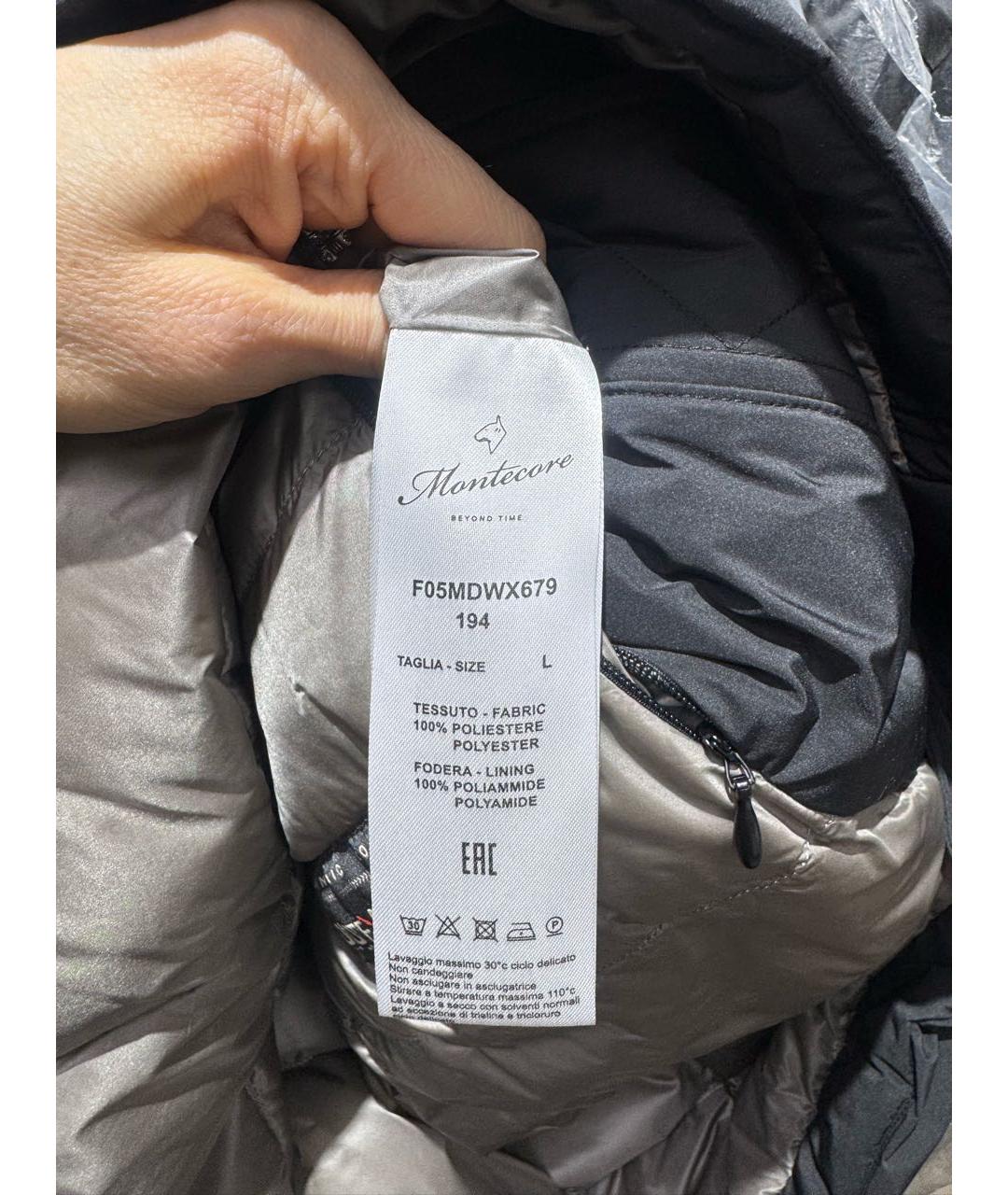 MONTECORE Черный полиэстеровый жилет, фото 5