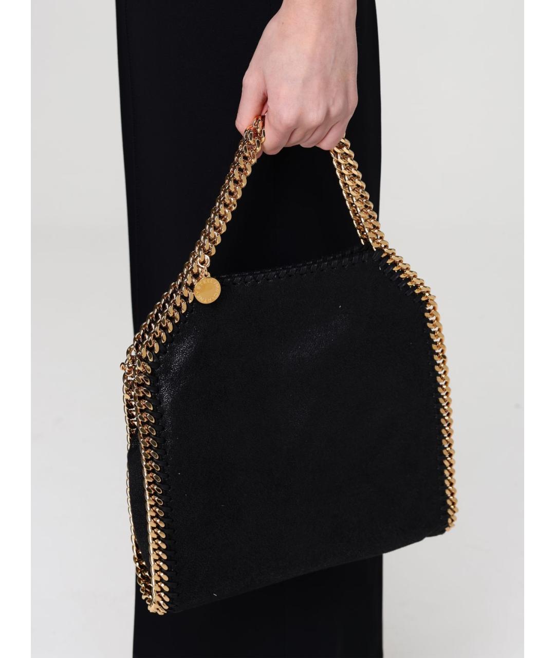 STELLA MCCARTNEY Черная сумка тоут из искусственной кожи, фото 2