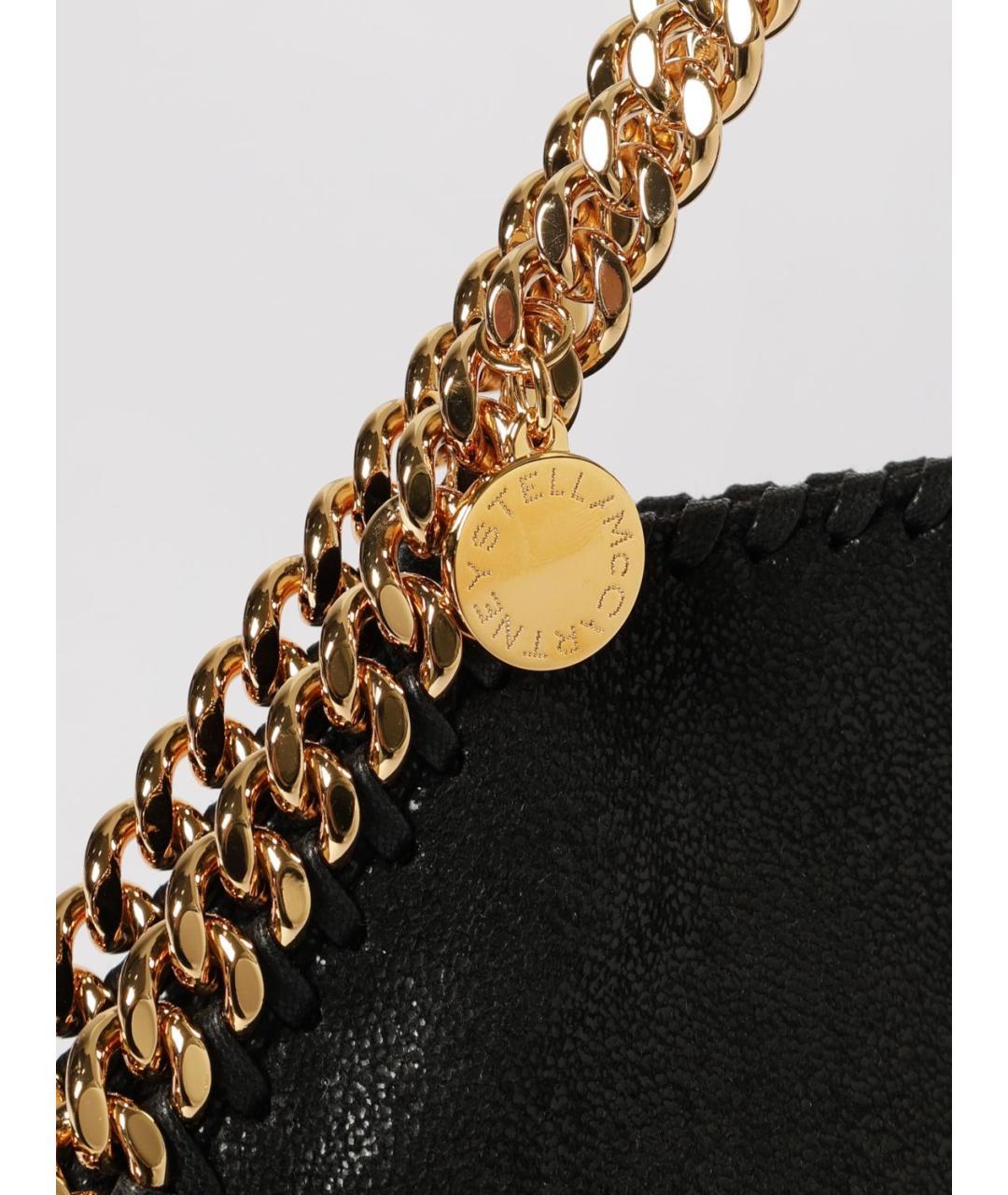 STELLA MCCARTNEY Черная сумка тоут из искусственной кожи, фото 5