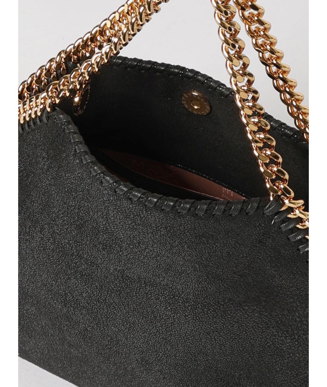 STELLA MCCARTNEY Черная сумка тоут из искусственной кожи, фото 4