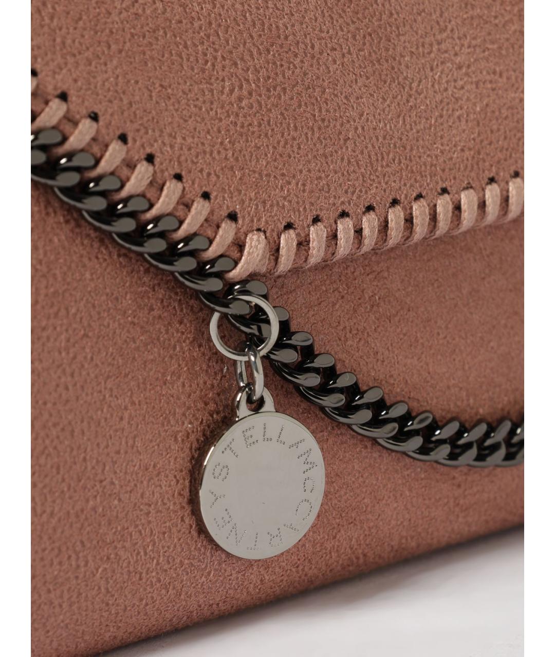 STELLA MCCARTNEY Розовая синтетическая сумка через плечо, фото 4