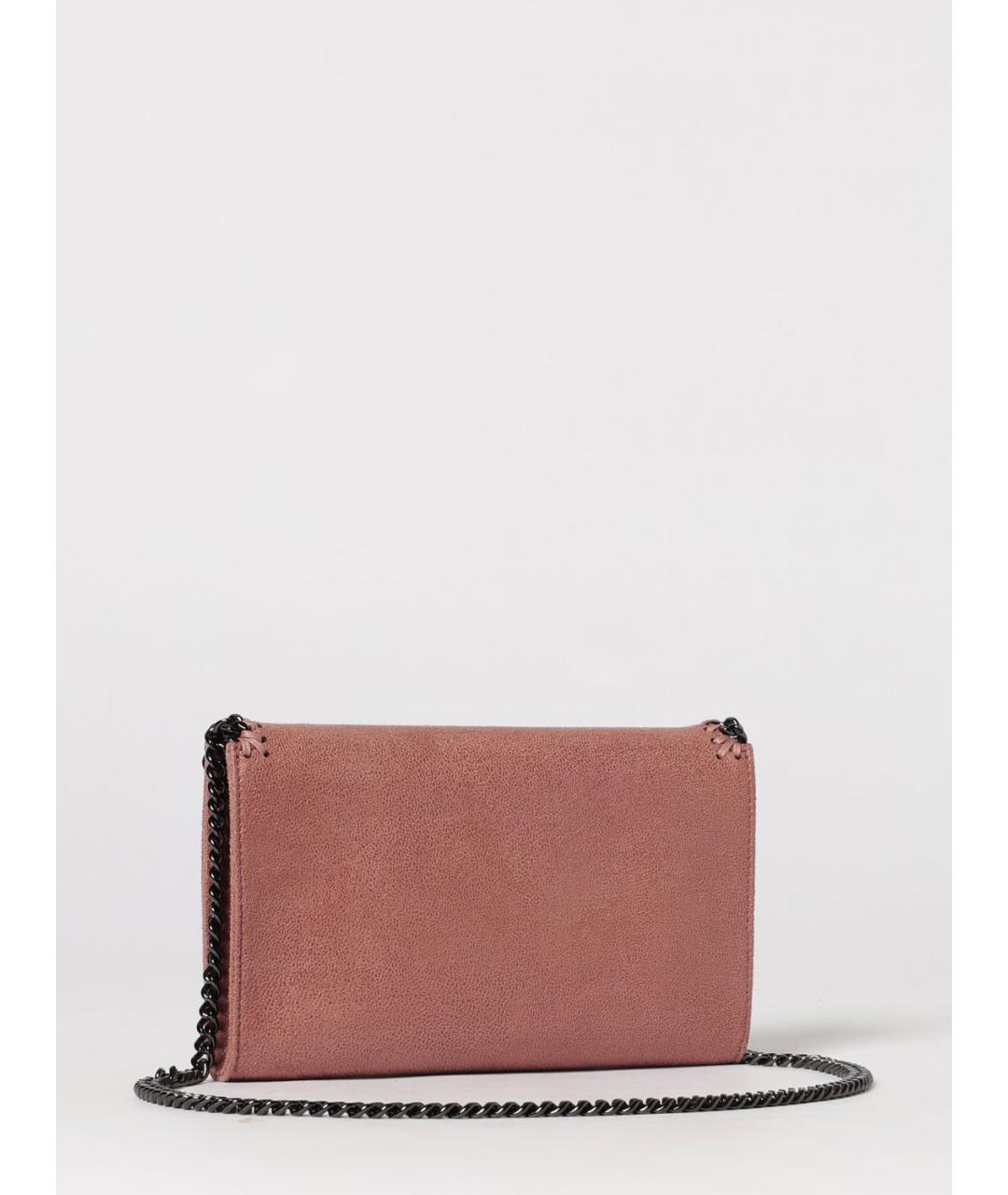 STELLA MCCARTNEY Розовая синтетическая сумка через плечо, фото 3