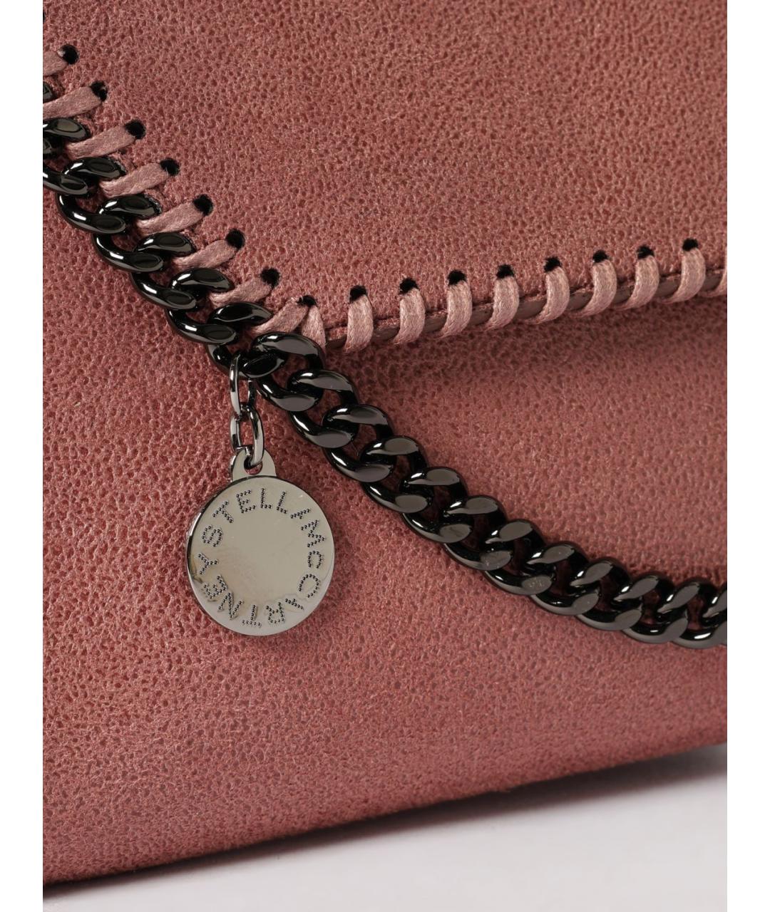 STELLA MCCARTNEY Розовая синтетическая сумка через плечо, фото 4