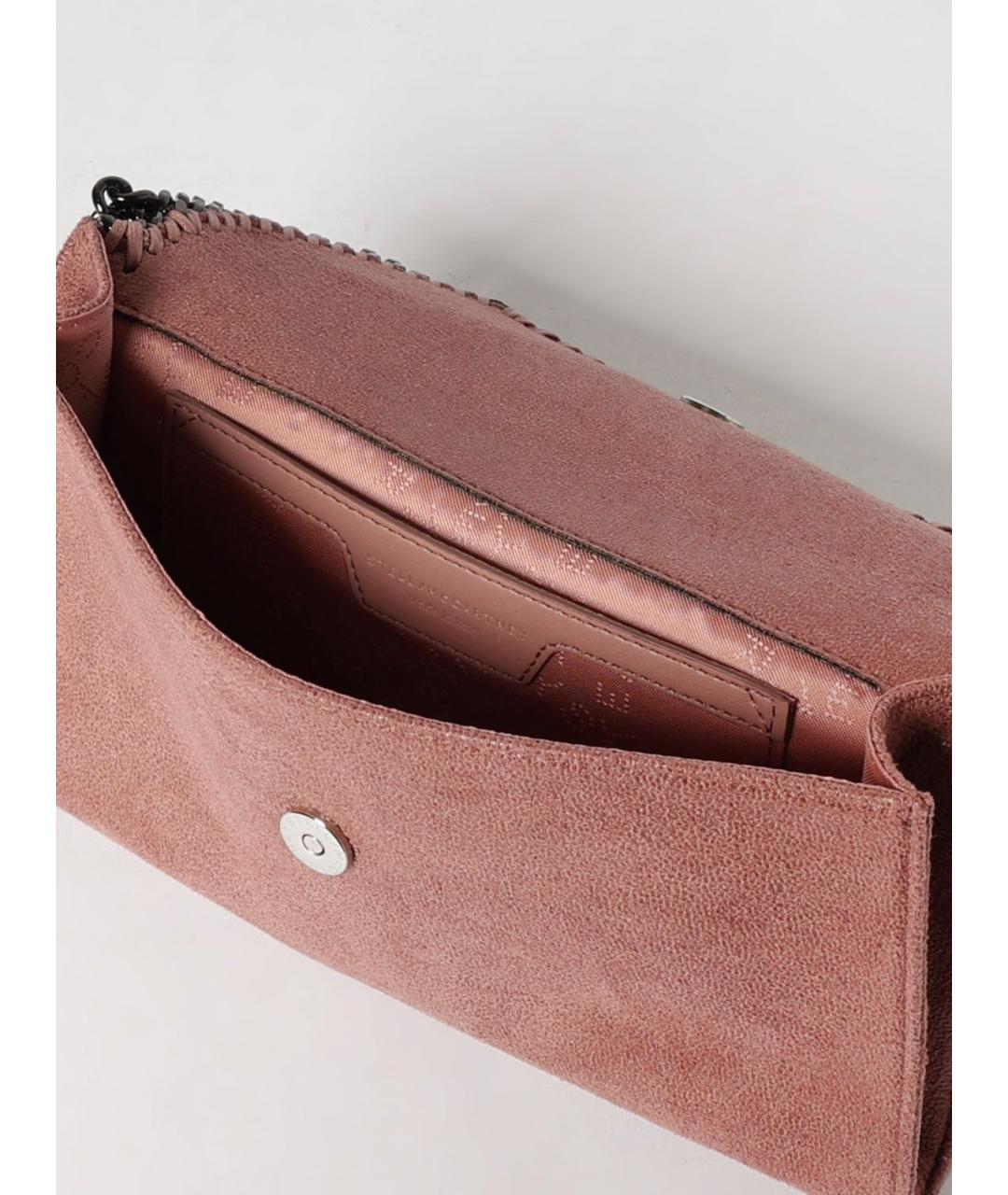 STELLA MCCARTNEY Розовая синтетическая сумка через плечо, фото 5