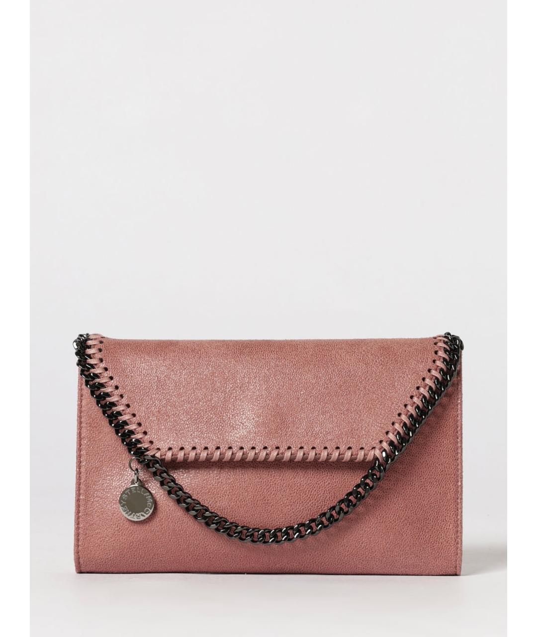 STELLA MCCARTNEY Розовая синтетическая сумка через плечо, фото 6