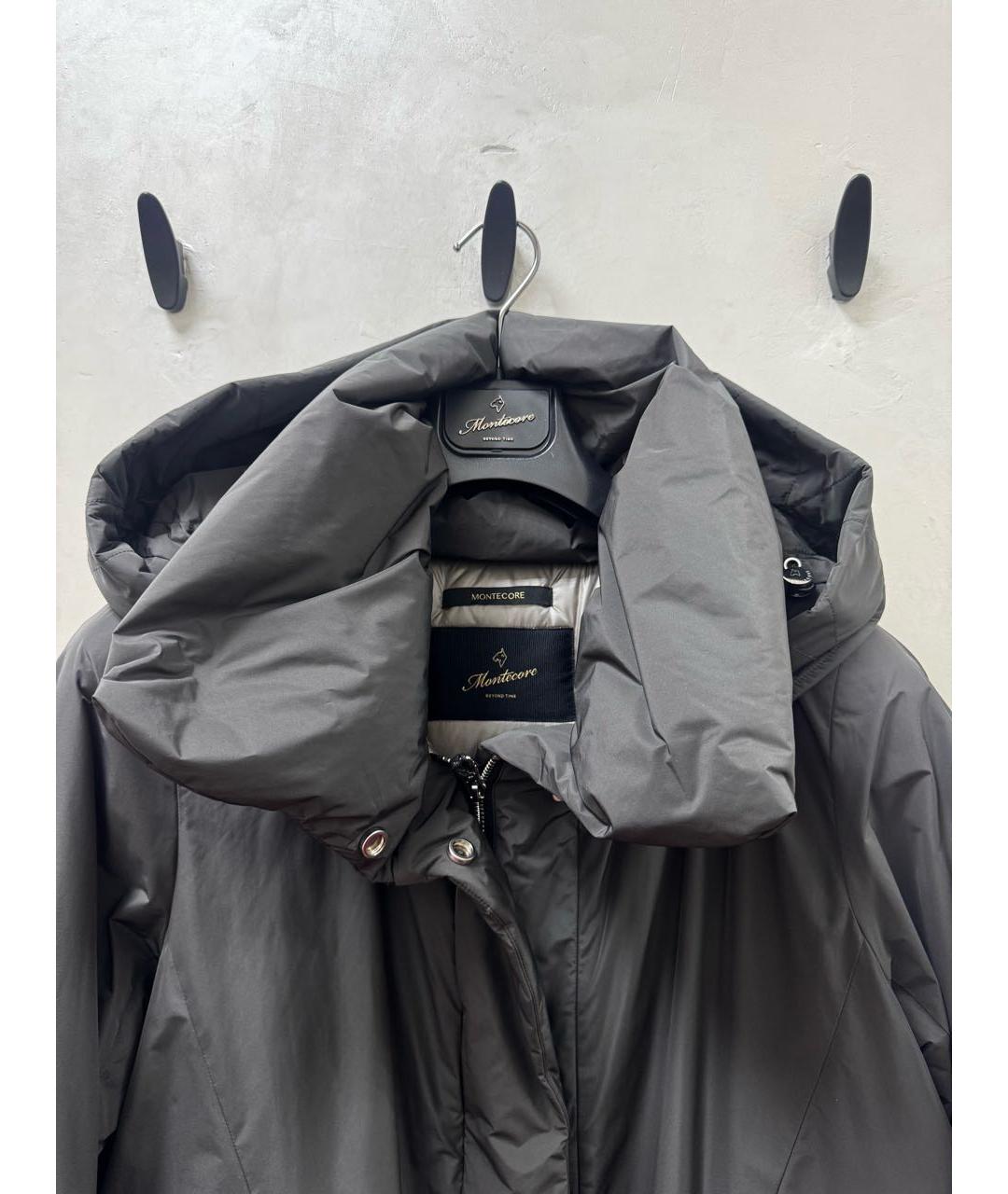 MONTECORE Антрацитовый полиэстеровый пуховик, фото 4