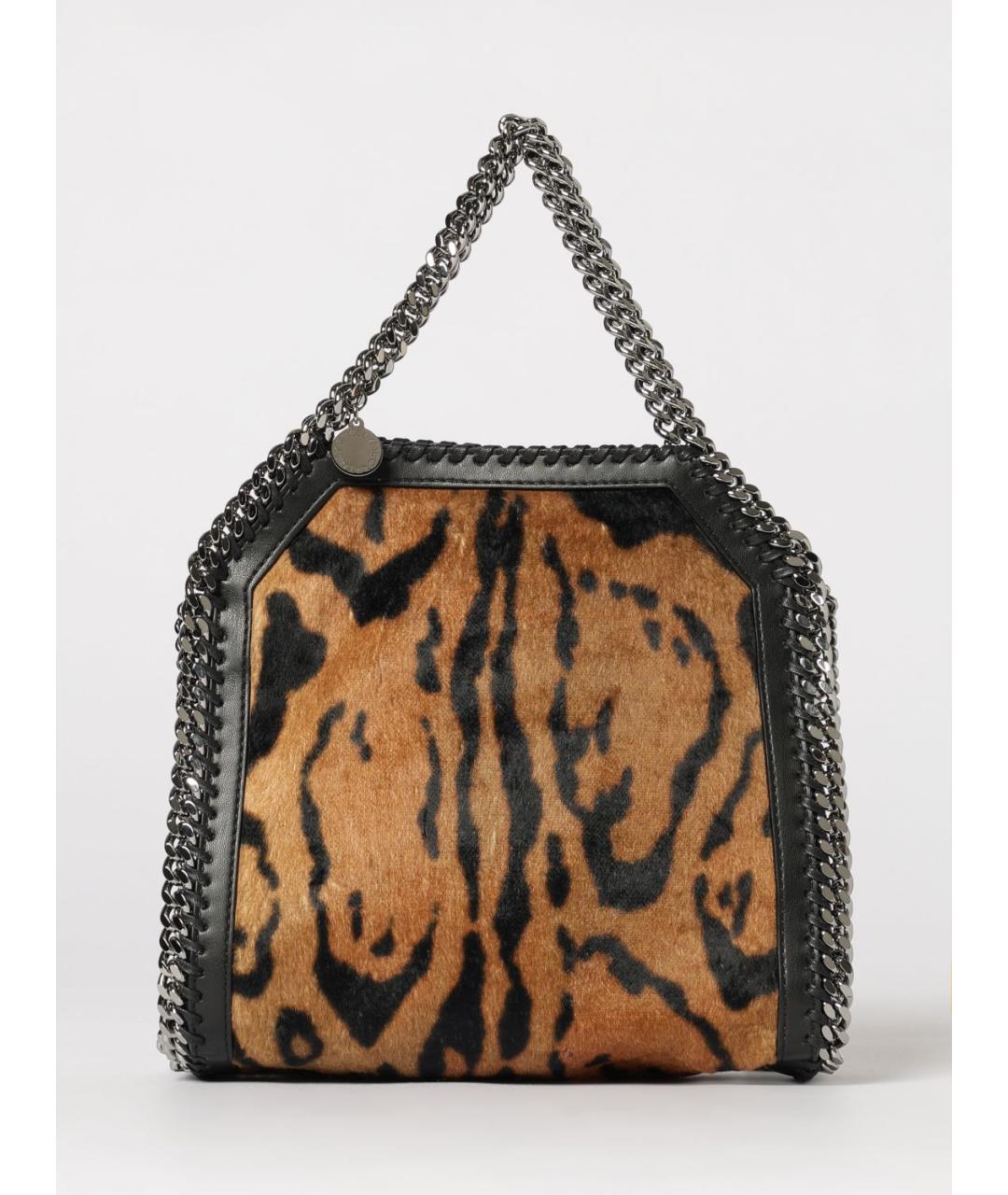 STELLA MCCARTNEY Коричневая синтетическая сумка через плечо, фото 6