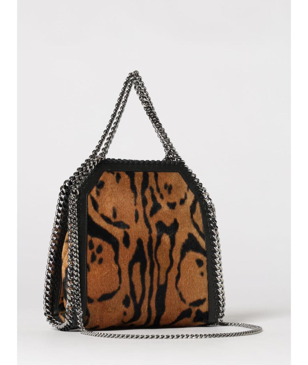 STELLA MCCARTNEY Коричневая синтетическая сумка через плечо, фото 3