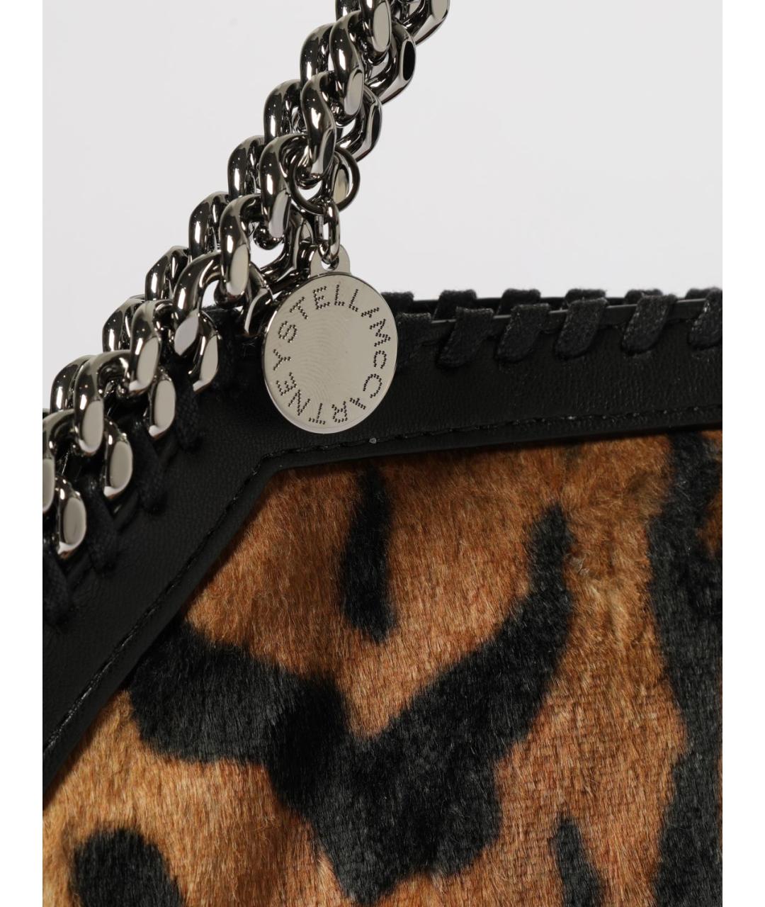 STELLA MCCARTNEY Коричневая синтетическая сумка через плечо, фото 4