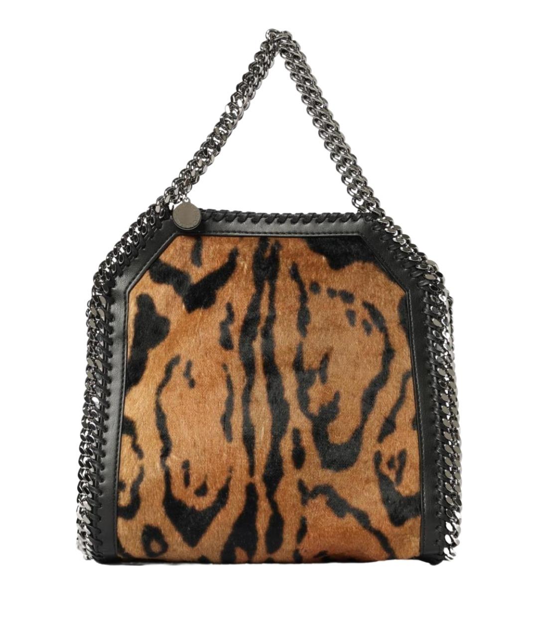 STELLA MCCARTNEY Коричневая синтетическая сумка через плечо, фото 1