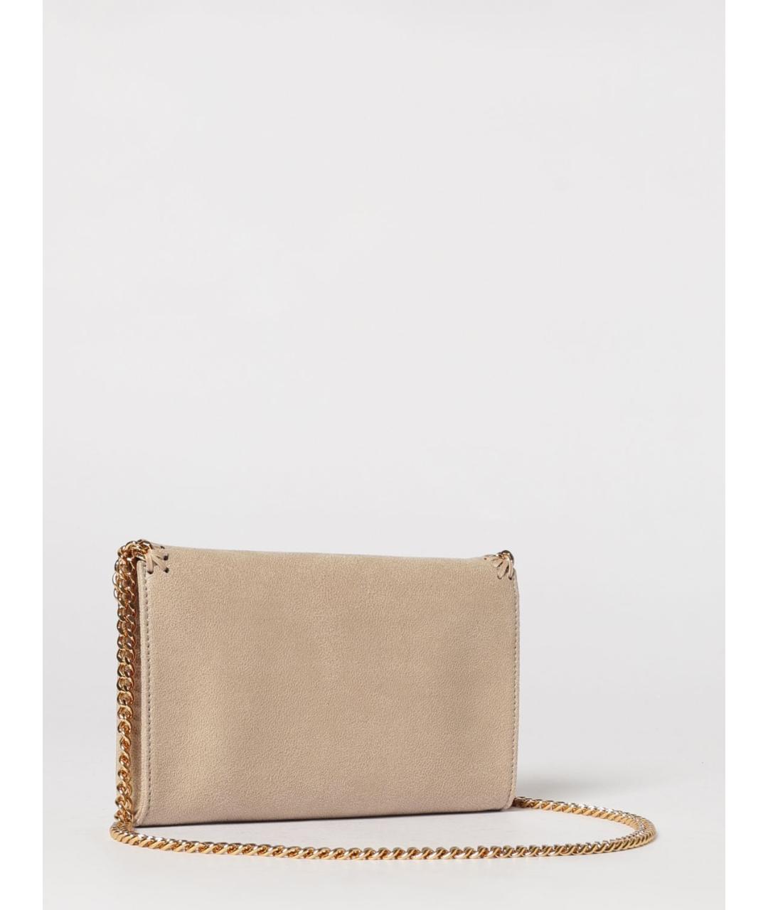 STELLA MCCARTNEY Бежевая сумка через плечо из искусственной кожи, фото 3