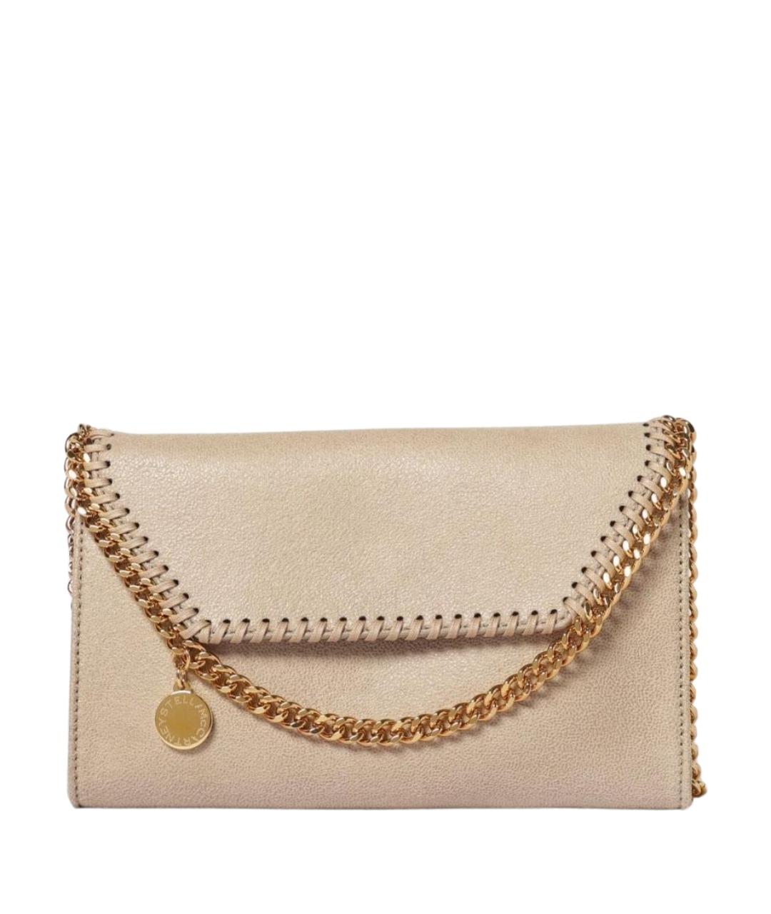 STELLA MCCARTNEY Бежевая сумка через плечо из искусственной кожи, фото 1
