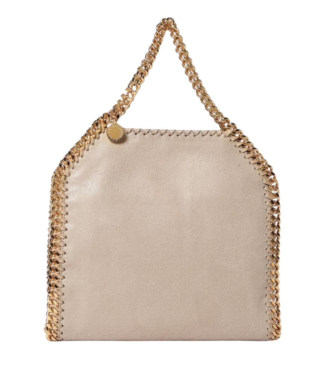 STELLA MCCARTNEY Бежевая синтетическая сумка через плечо, фото 1