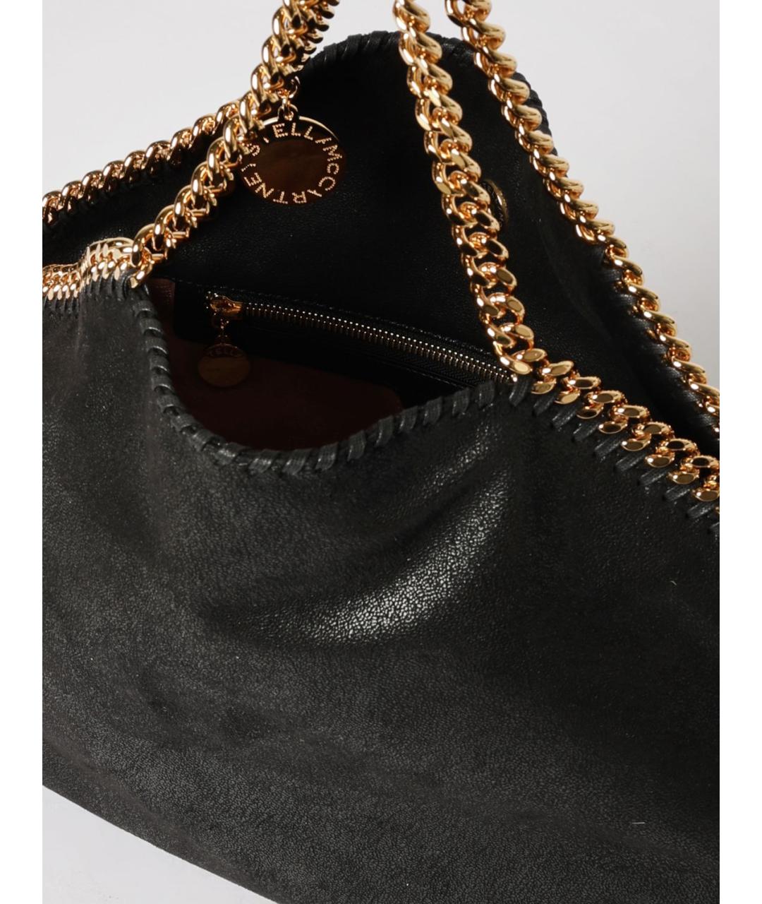STELLA MCCARTNEY Черная синтетическая сумка через плечо, фото 5