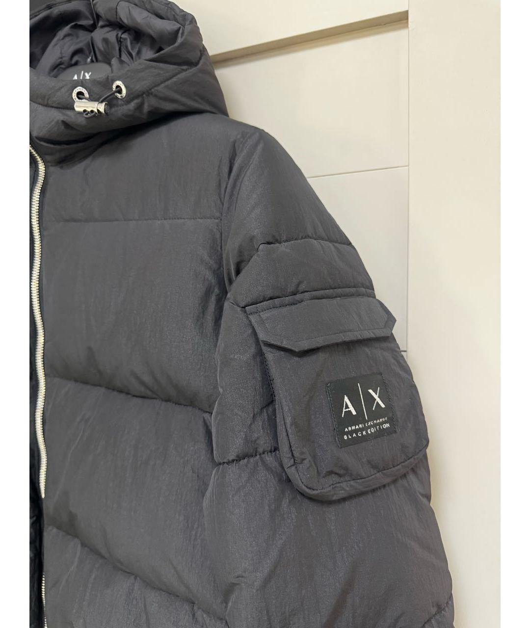ARMANI EXCHANGE Черная полиэстеровая куртка, фото 4
