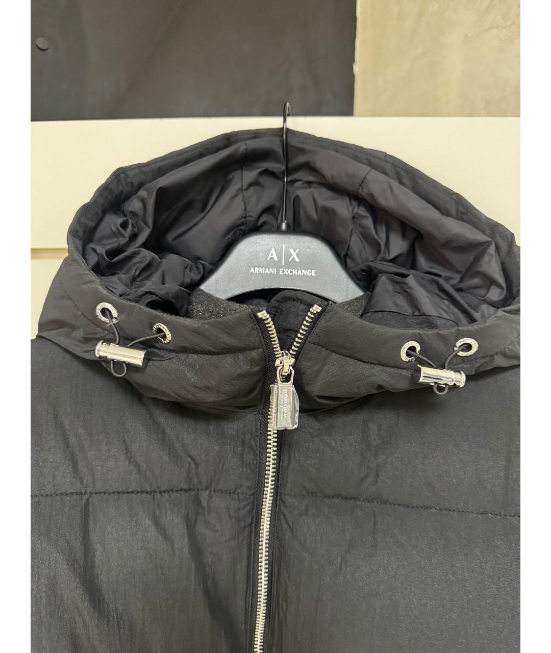 ARMANI EXCHANGE Черная полиэстеровая куртка, фото 3