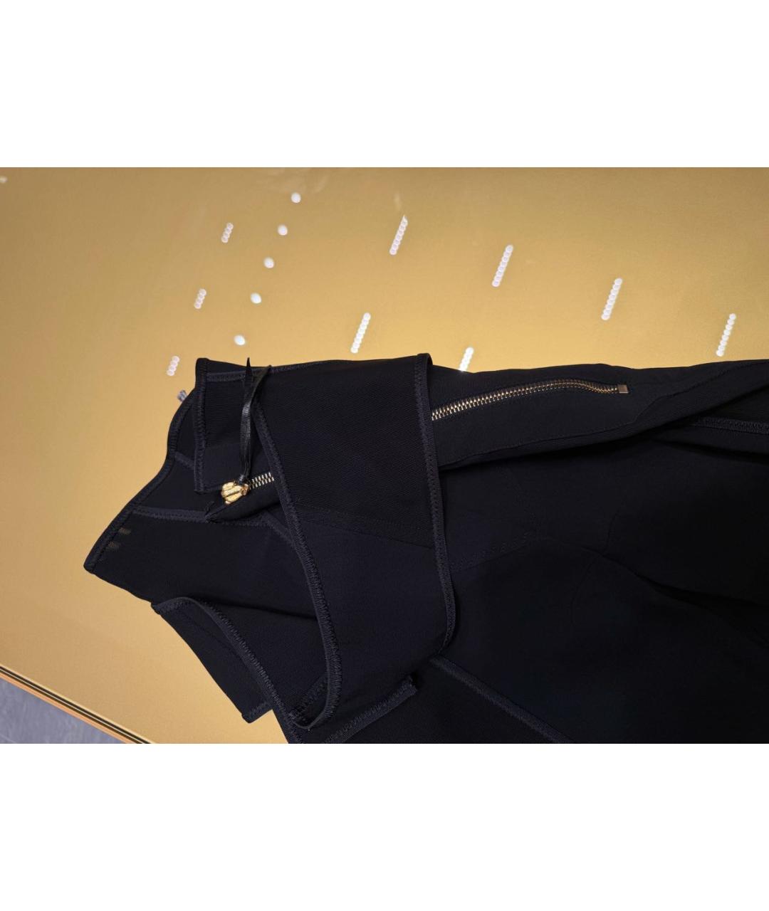 TOM FORD Черные вискозные леггинсы и велосипедки, фото 4