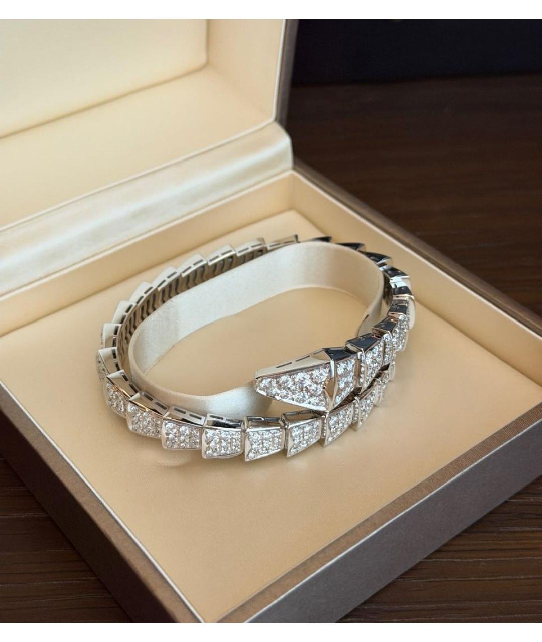 BVLGARI Белый браслет из белого золота, фото 2