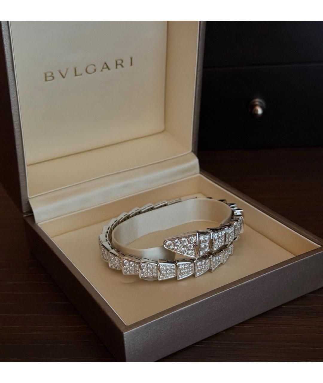 BVLGARI Белый браслет из белого золота, фото 5