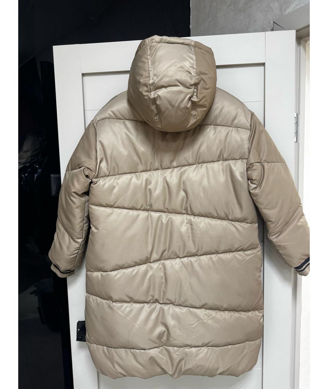 ARMANI EXCHANGE Бежевая полиэстеровая куртка, фото 2