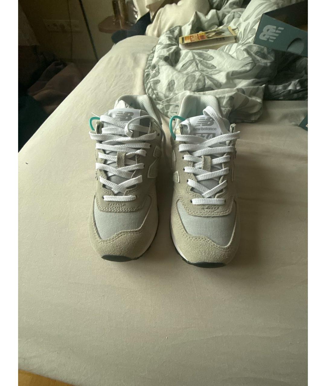 NEW BALANCE Серые текстильные кроссовки, фото 2