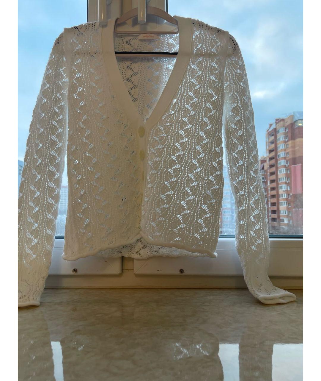 SEE BY CHLOE Белый хлопковый кардиган, фото 5