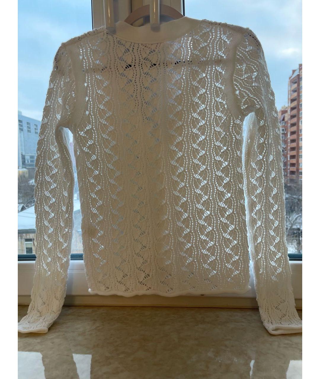 SEE BY CHLOE Белый хлопковый кардиган, фото 4