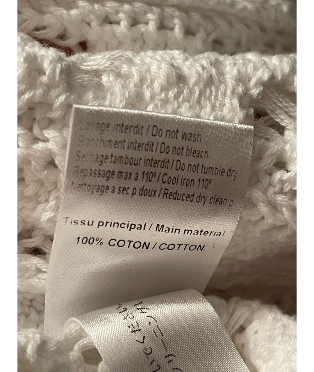 SEE BY CHLOE Белый хлопковый кардиган, фото 8