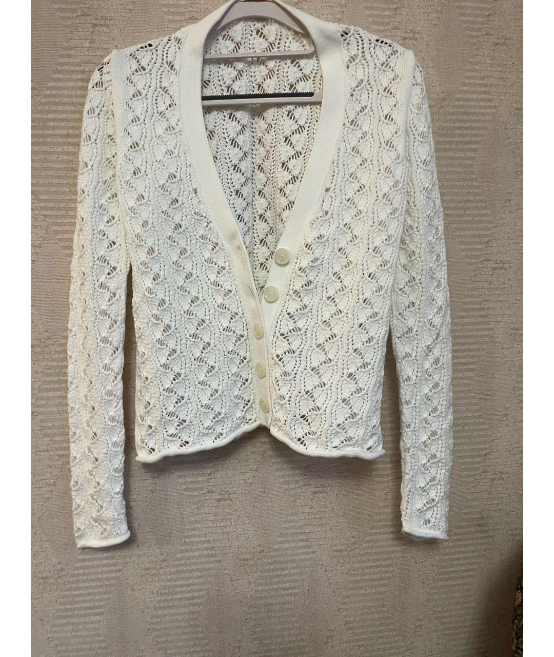 SEE BY CHLOE Белый хлопковый кардиган, фото 9