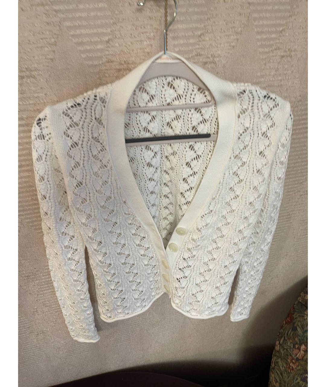 SEE BY CHLOE Белый хлопковый кардиган, фото 2