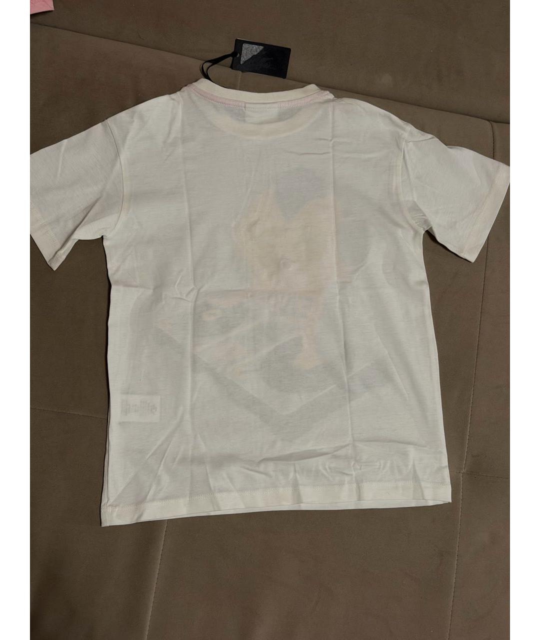 FENDI Белый хлопковый детская футболка / топ, фото 2
