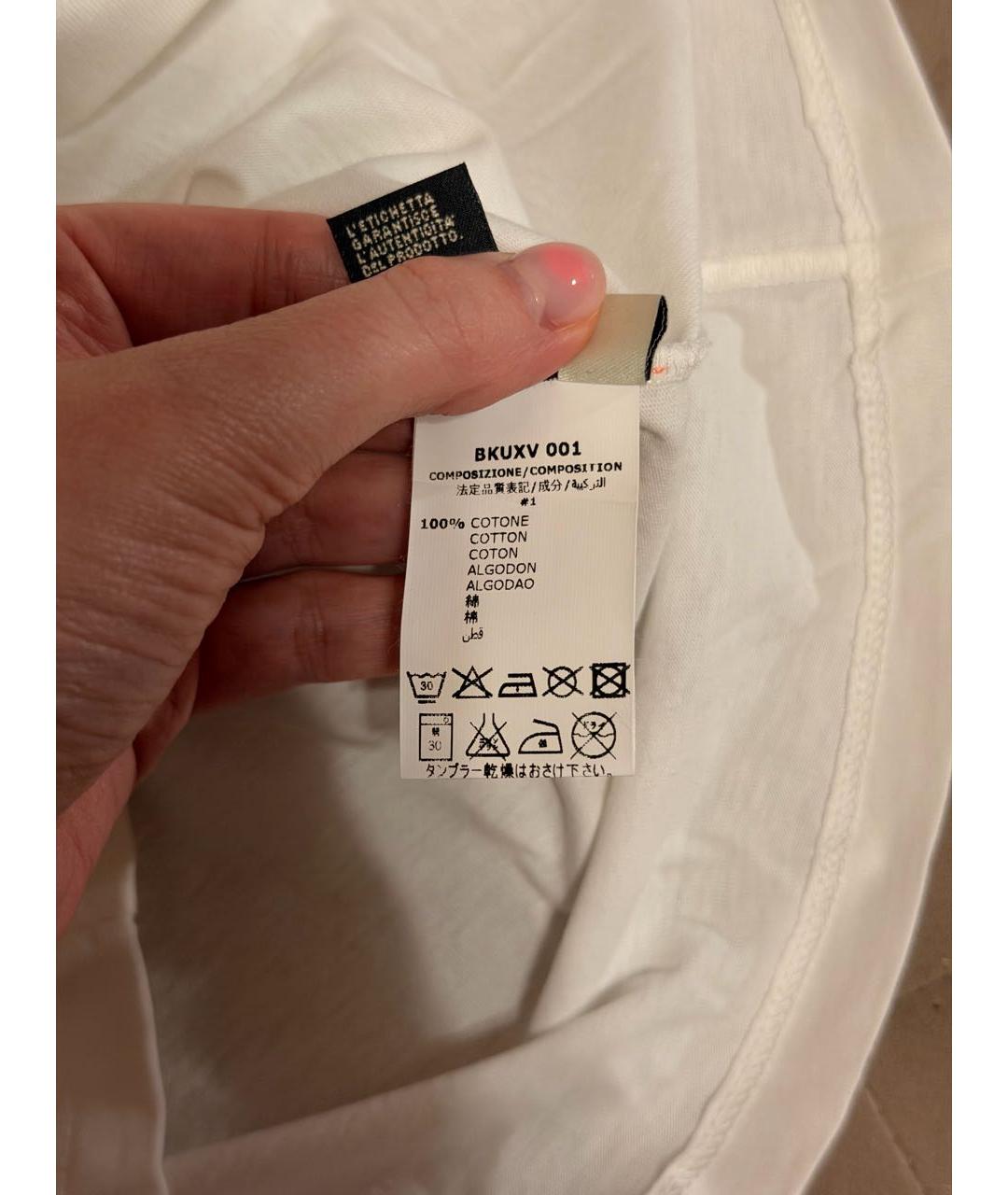 FENDI Белый хлопковый детская футболка / топ, фото 6