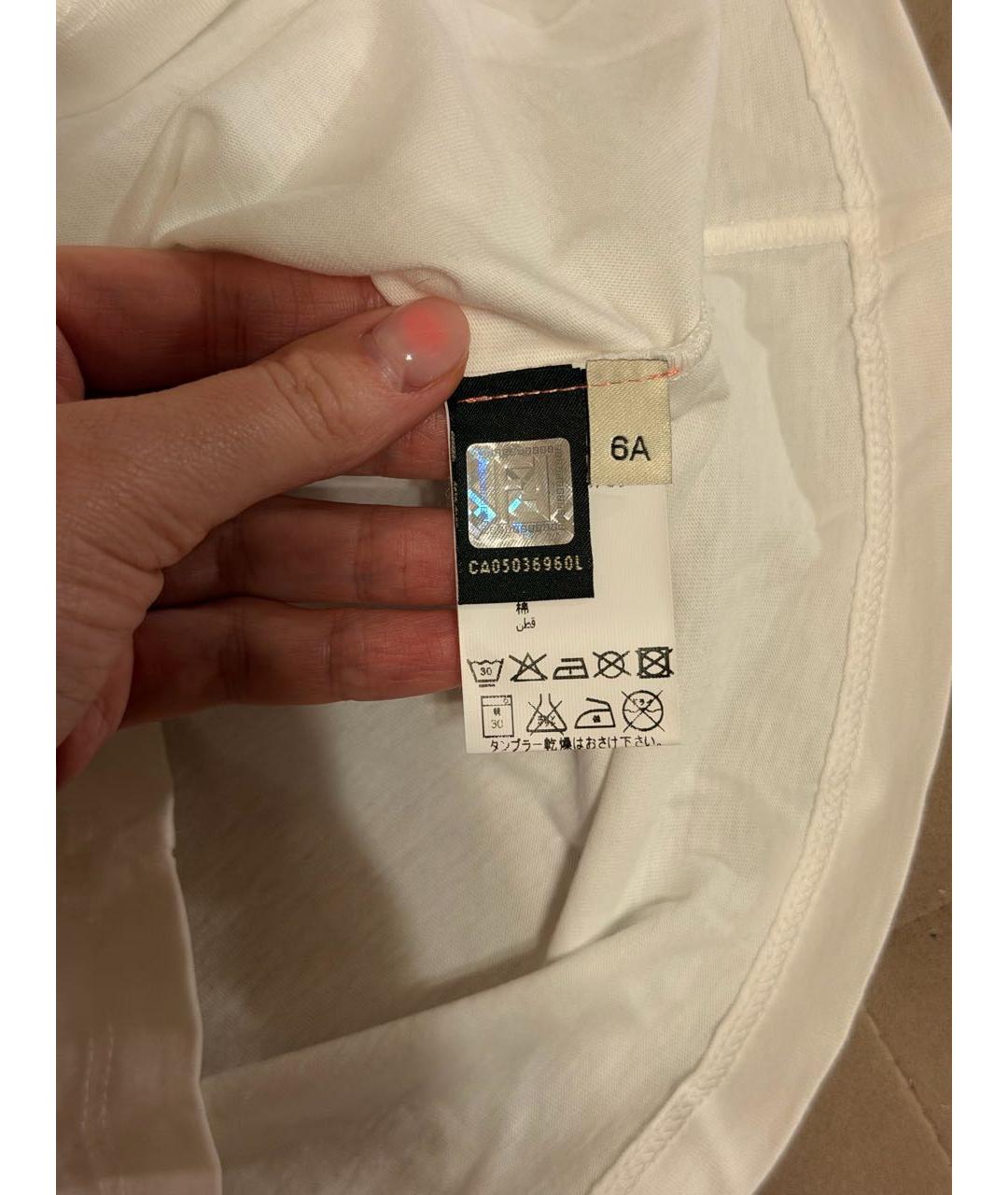 FENDI Белый хлопковый детская футболка / топ, фото 4