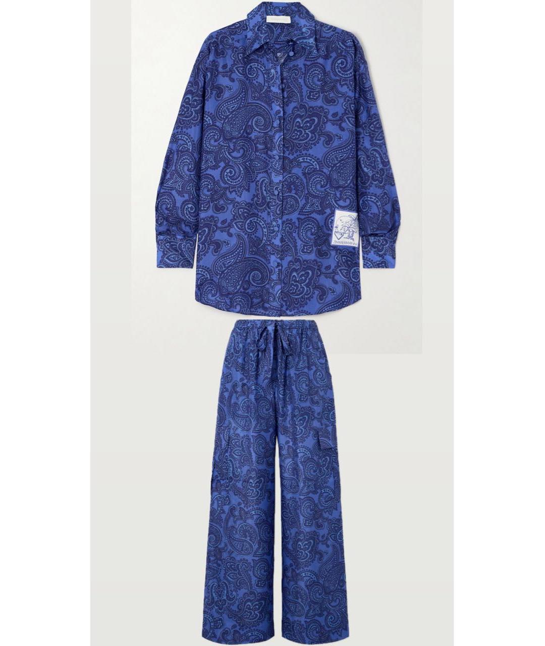 ZIMMERMANN Синий костюм с брюками, фото 5