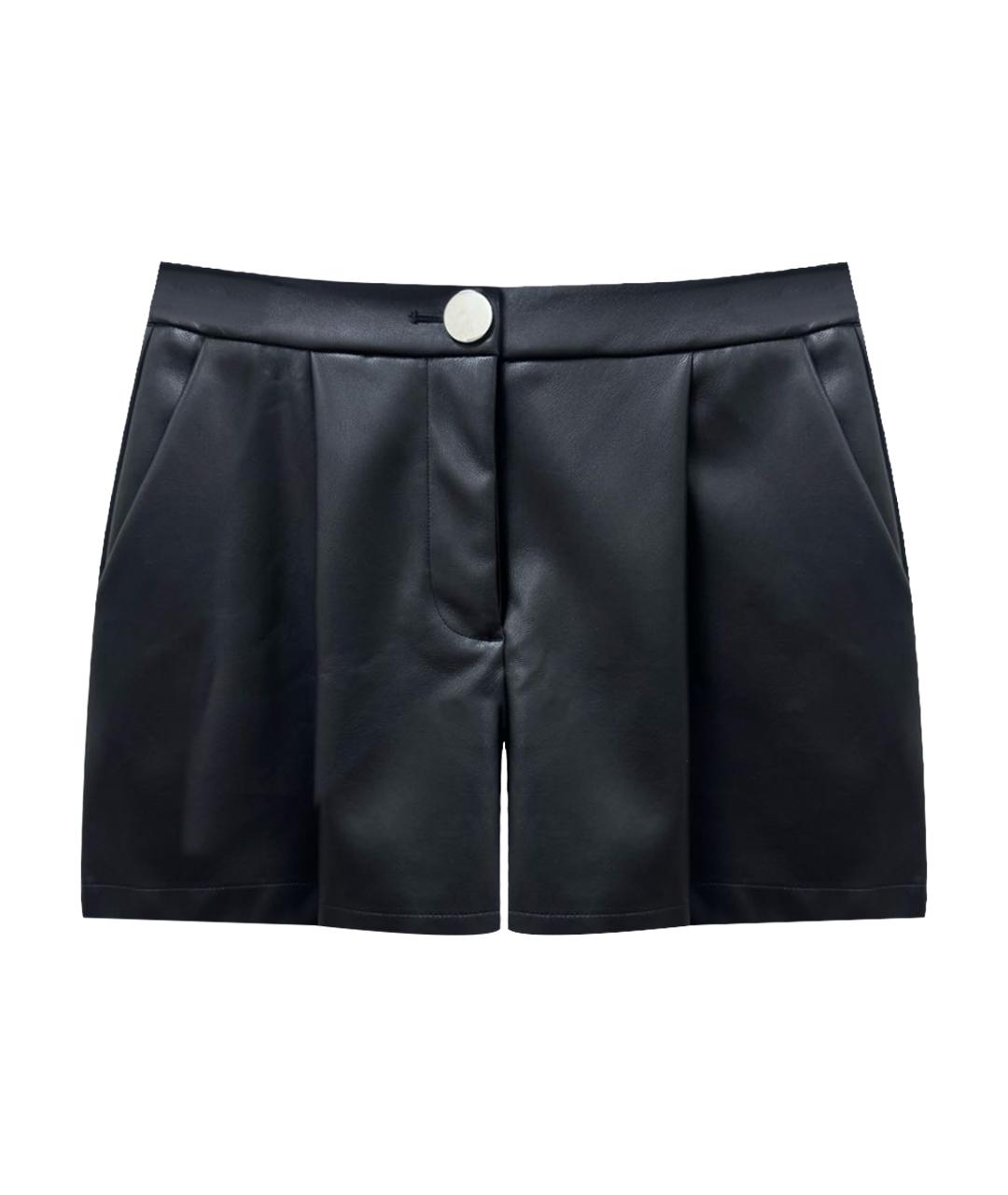 ARMANI EXCHANGE Черные полиуретановые шорты, фото 1