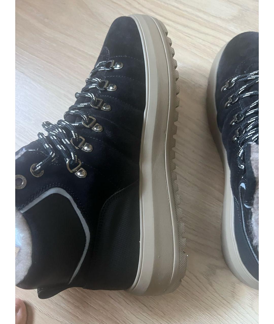 BOGNER Черные замшевые высокие ботинки, фото 2