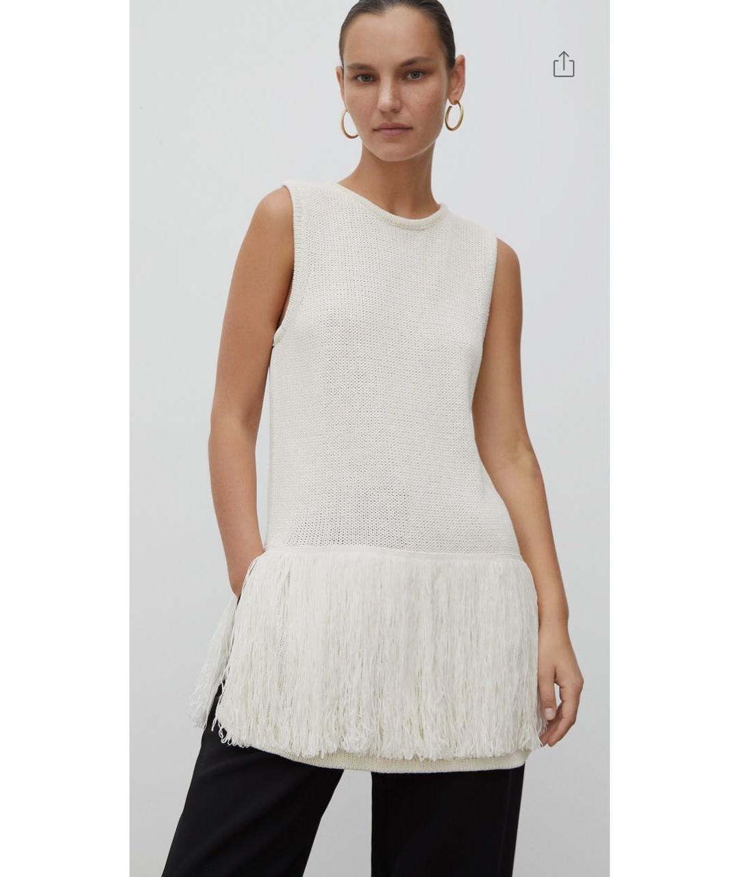 12 STOREEZ Белая хлопковая блузы, фото 7