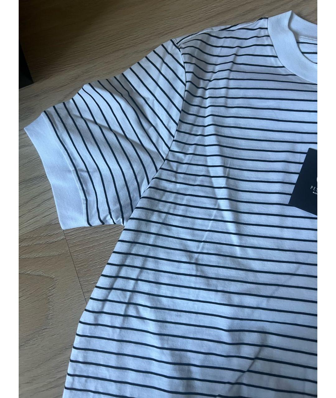 PESERICO Белая хлопковая футболка, фото 3