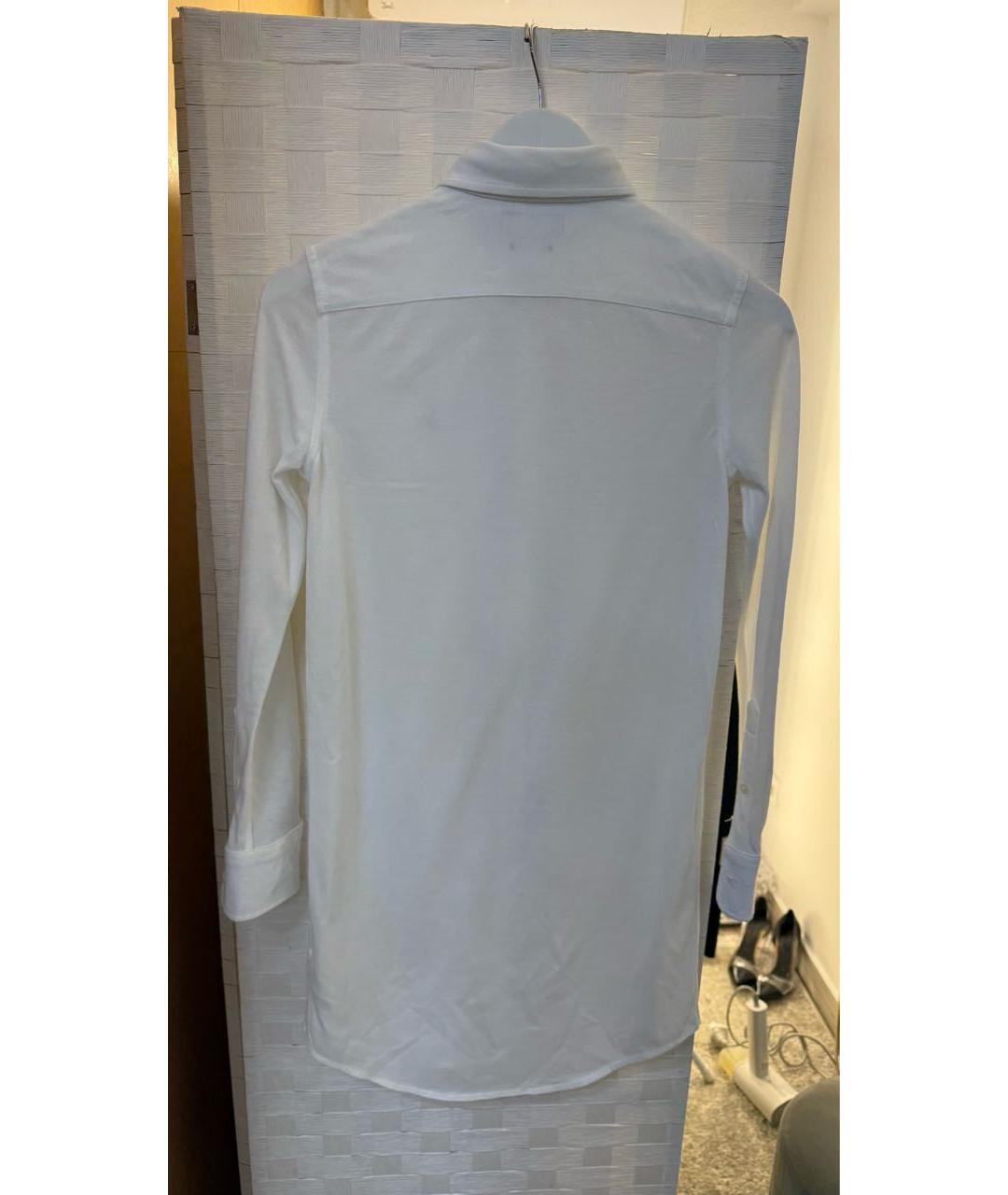 RALPH LAUREN Белая хлопковая рубашка, фото 2