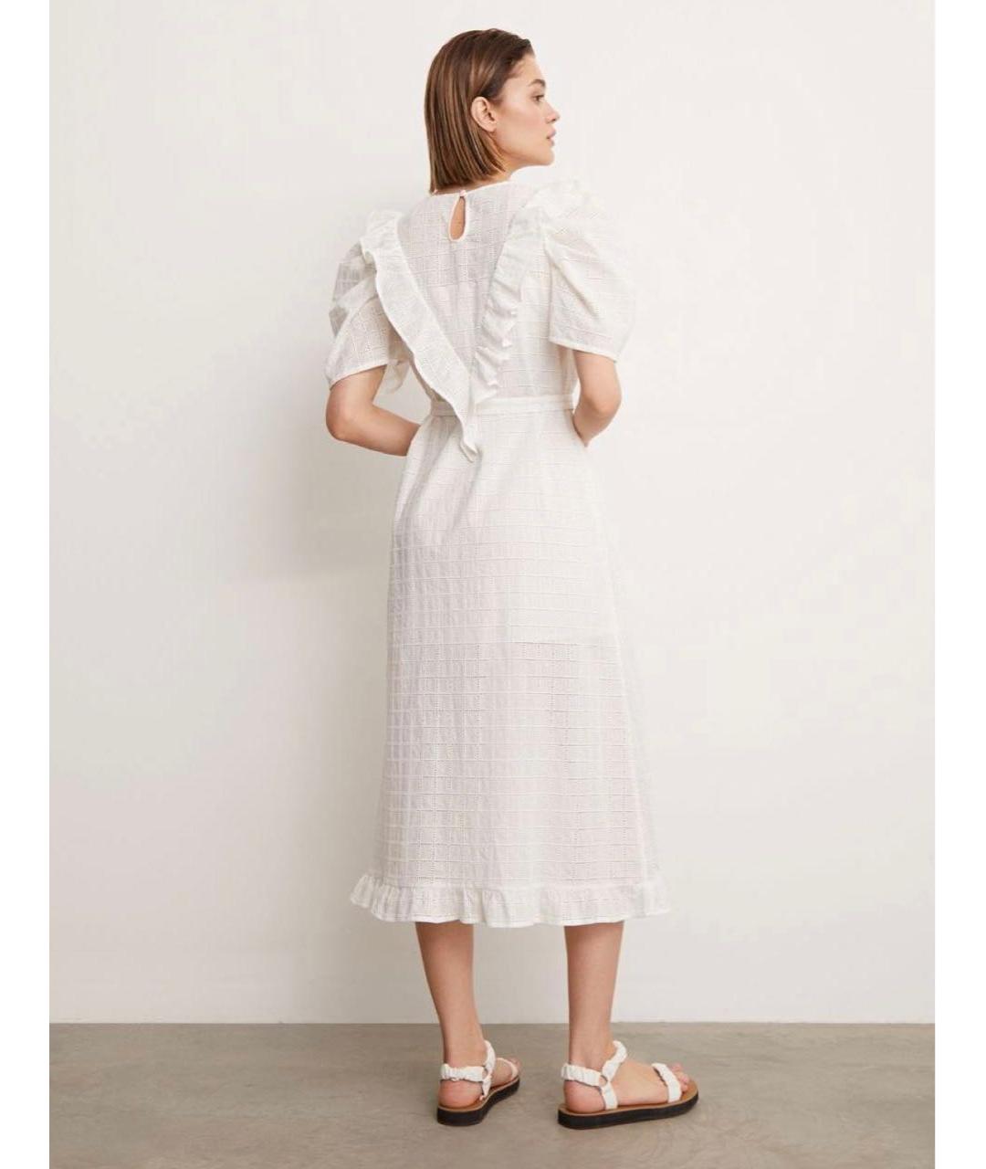 12 STOREEZ Белое хлопковое повседневное платье, фото 6