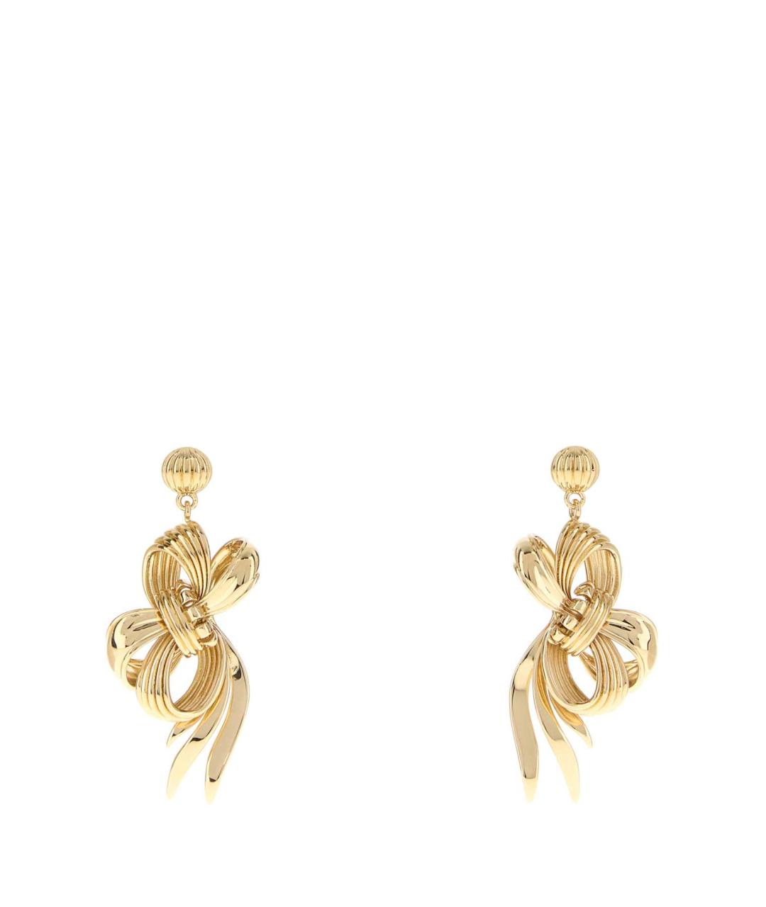MIU MIU Золотые металлические серьги, фото 1